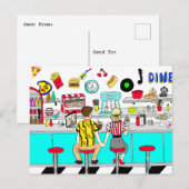 Koesverband 1950 bij de Diner Briefkaart (Voorkant / Achterkant)