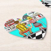 Koesverband 1950 bij de Diner Kartonnen Onderzetters (Gekanteld)