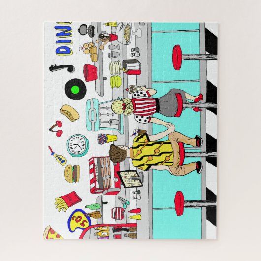 Koesverband 1950 bij de Diner Legpuzzel (Verticaal)