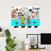 Koesverband 1950 bij de Diner Poster (Thuiskantoor)