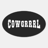 KOETERWACHTER OVALE STICKER (Voorkant)