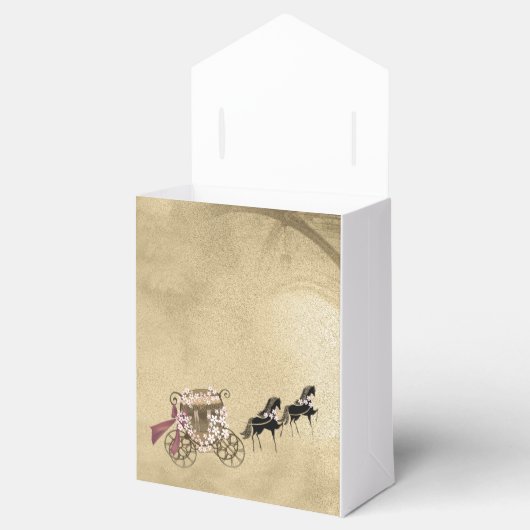 Koets en Paarden Bruiloft Bedankdoosjes (Geopend)