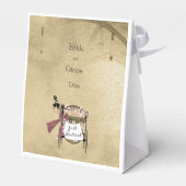 Koets en Paarden Bruiloft Bedankdoosjes (Achterkant)