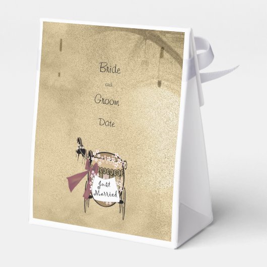 Koets en Paarden Bruiloft Bedankdoosjes (Achterkant)