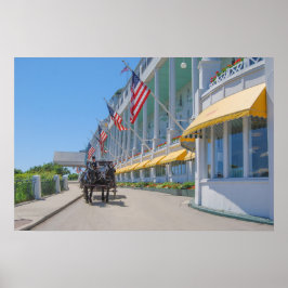 Koets, Grand Hotel, Mackinac Island, Michigan Poster