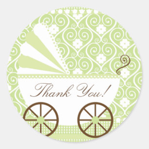 koetsDank u Baby shower Sticker