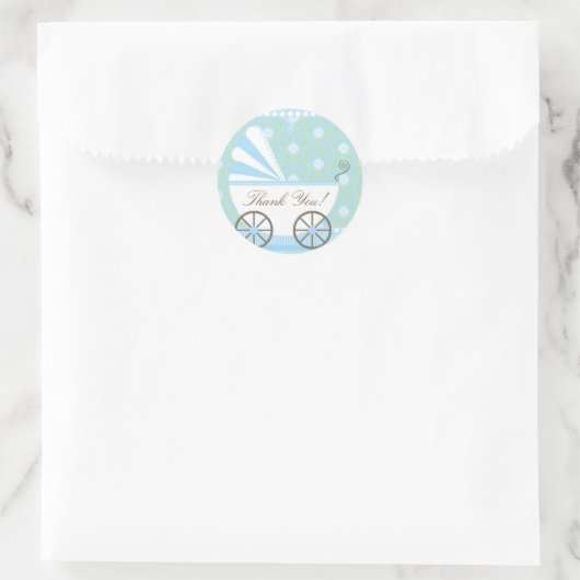 koetsDank u Baby shower Sticker (Tas)