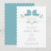  koetsier tweeling SIP & SEE blauw kinderwagen Kaart (Voorkant / Achterkant)