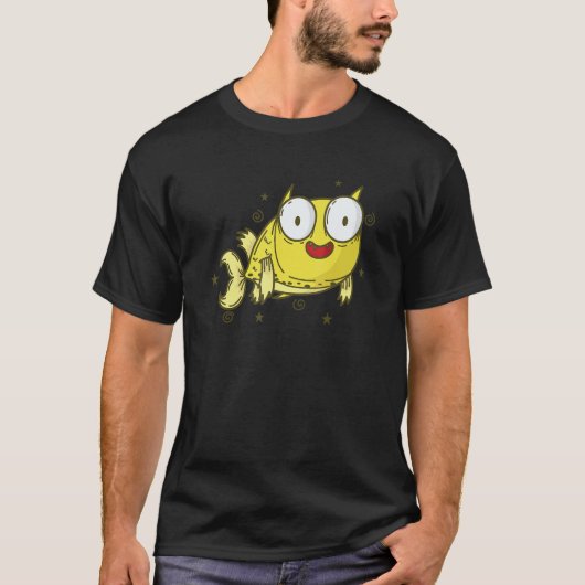Koevis met grote ogen Zee of Aquarium T-shirt (Voorkant)