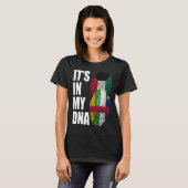 Koeweit en Centraal-Afrika mengen DNA-erfgoed vlag T-shirt (Voorkant volledig)