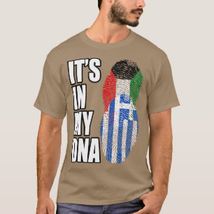 Koeweit en de Griekse vlag voor het erfgoed van Mi T-shirt