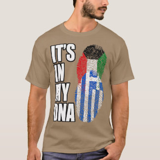 Koeweit en de Griekse vlag voor het erfgoed van Mi T-shirt