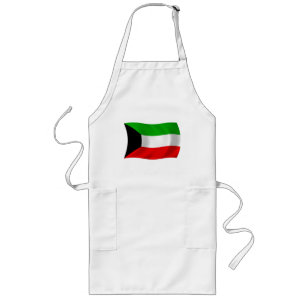 Koeweit Flag Apron Lang Schort