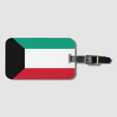 Koeweit Flag Bagagelabel (Voorkant (horizontaal))