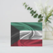 Koeweit Flag Briefkaart (Staand voorkant)