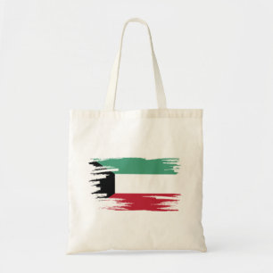 Koeweit Flag Brush Art Tote Bag