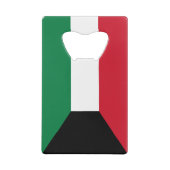 Koeweit Flag Creditkaart Flessenopener (Achterkant)