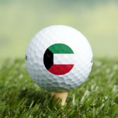 Koeweit Flag Golfballen (Insitu Shirt)