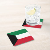 Koeweit Flag Kartonnen Onderzetters (Insitu)