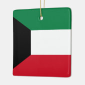 Koeweit Flag Keramisch Ornament (Links)
