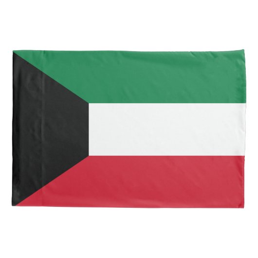 Koeweit Flag Kussensloop (Achterkant)