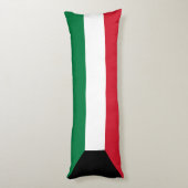 Koeweit Flag Lichaamskussen (Achterkant (Verticaal))