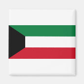 Koeweit Flag Magneet (Voorkant)