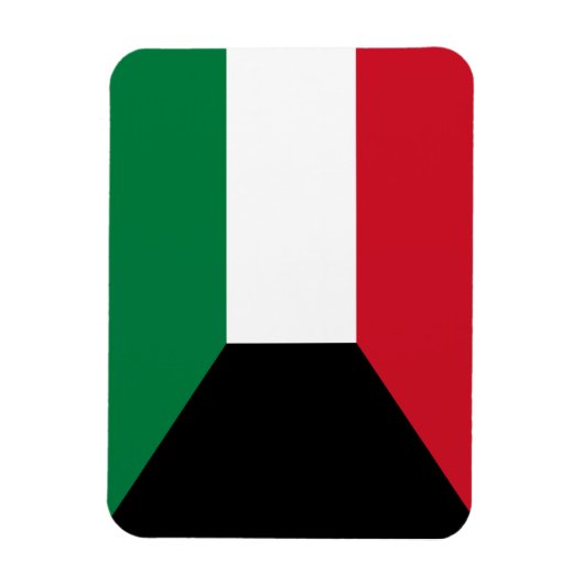 Koeweit Flag Magneet (Verticaal)