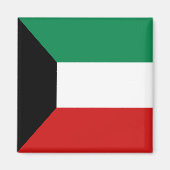 Koeweit Flag Magnet (Voorkant)