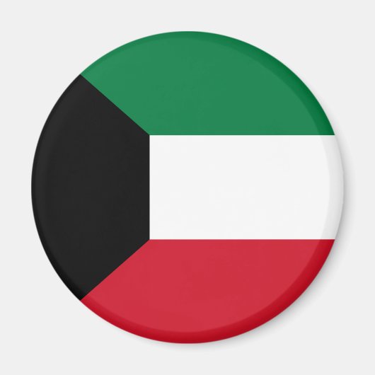 Koeweit Flag Magnet (Voorkant)