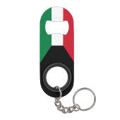 Koeweit Flag Mini Flessenopener (Achterkant)