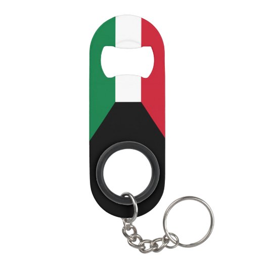 Koeweit Flag Mini Flessenopener (Achterkant)