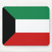 Koeweit Flag Mousepad Muismat (Voorkant)