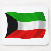Koeweit Flag Mousepad Muismat (Voorkant)