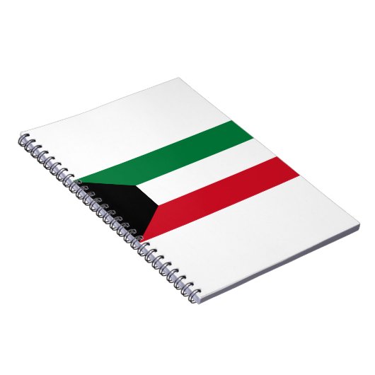 Koeweit Flag Notitieboek (Rechterzijde)