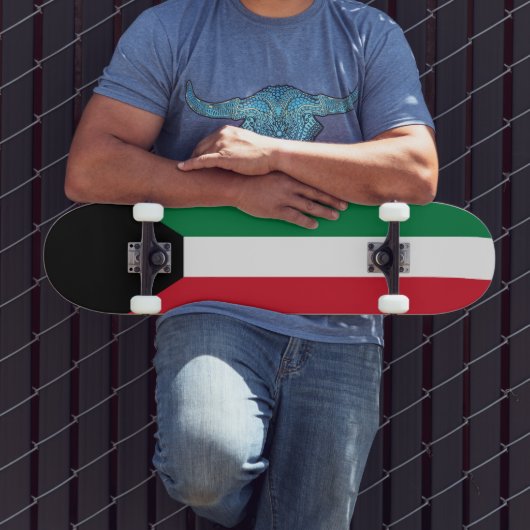 Koeweit Flag Persoonlijk Skateboard (Buiten 3)