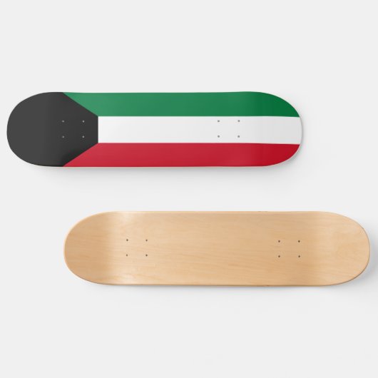 Koeweit Flag Persoonlijk Skateboard (Horizontaal)