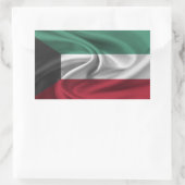Koeweit Flag Rechthoekige Sticker (Tas)