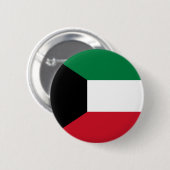 Koeweit Flag Ronde Button 5,7 Cm (Voorkant /achterkant)