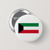 Koeweit Flag Ronde Button 5,7 Cm (Voorkant /achterkant)