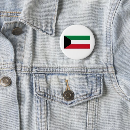 Koeweit Flag Ronde Button 5,7 Cm (In situ)