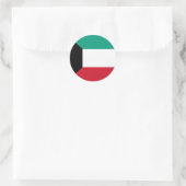 Koeweit Flag Ronde Sticker (Tas)