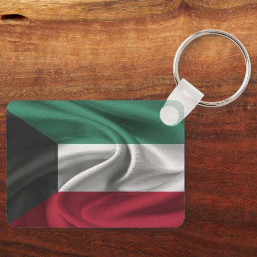 Koeweit Flag Sleutelhanger (Voorkant)