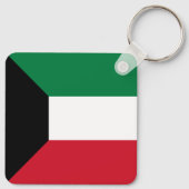 Koeweit Flag Sleutelhanger (Achterkant)