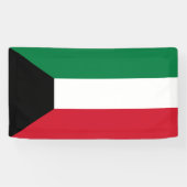 Koeweit Flag Spandoek (Horizontaal)