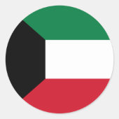 Koeweit Flag Sticker (Voorkant)