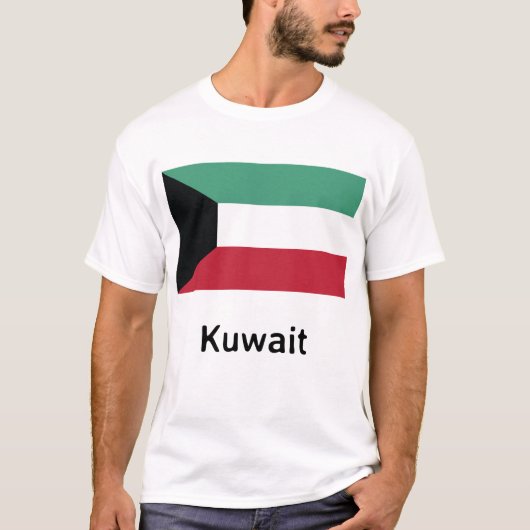 Koeweit Flag T-shirt (Voorkant)