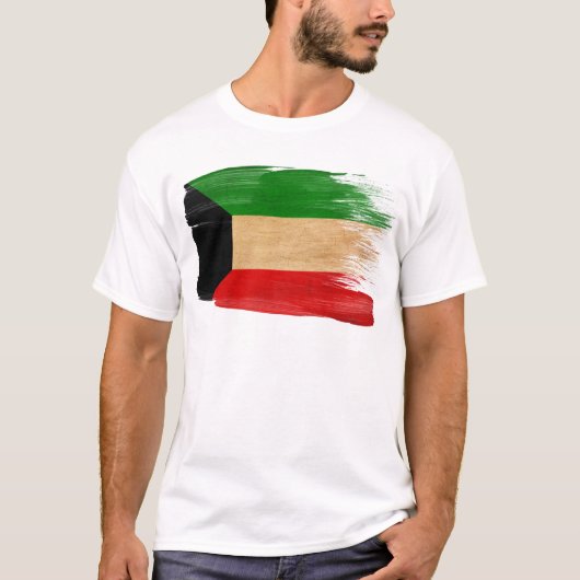 Koeweit Flag T-shirt (Voorkant)