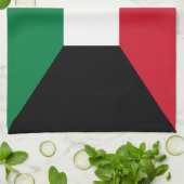 Koeweit Flag Theedoek (Gevouwen)