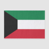 Koeweit Flag Tissuepapier (Voorkant)